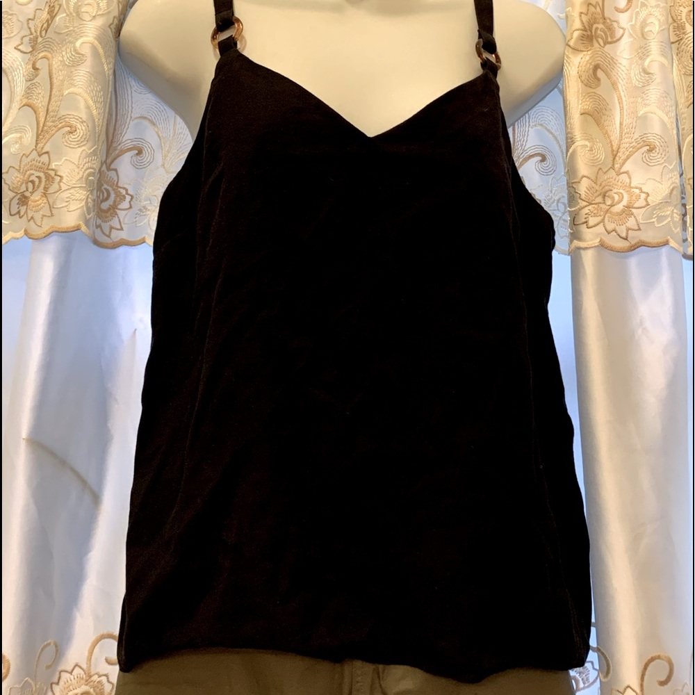 Top Shop Black Strap Top